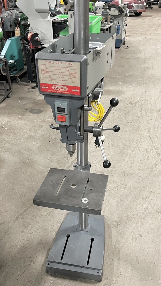 Dayton Model 3Z326 Drill Press - SINGLE PHASE