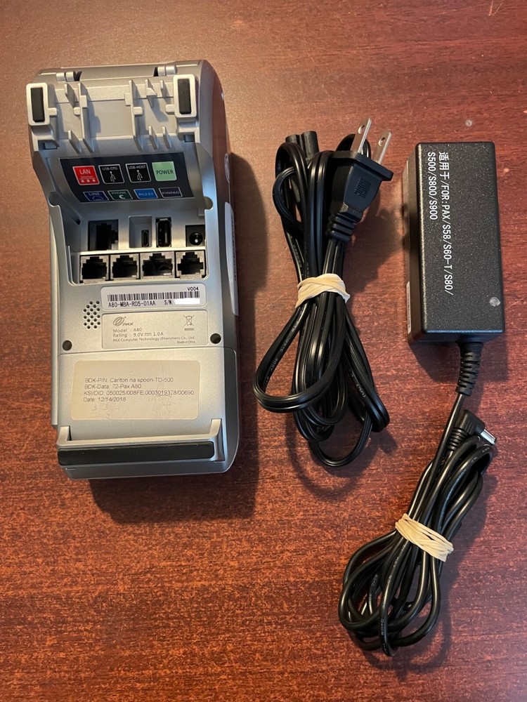 Pax A80 WiFi | Ethernet | Dial Terminal - Unlocked