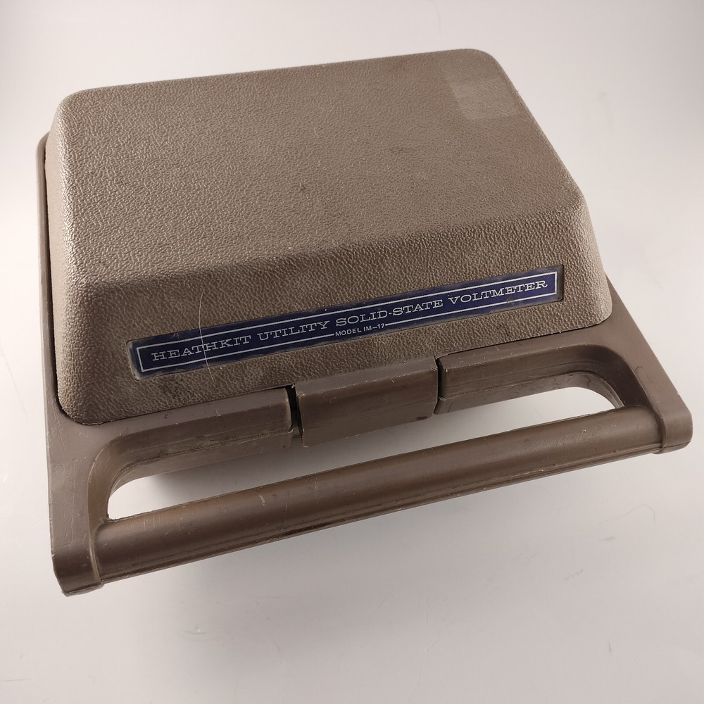 Heathkit Utility Solid-State Voltmeter Model IM-17 in Original Casing No Battery