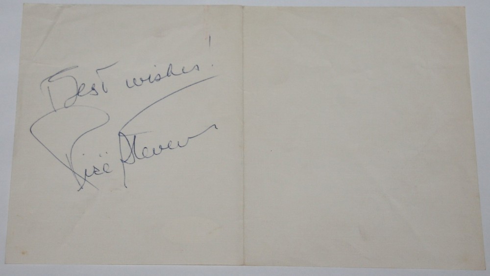 SIGNED RISE STEVENS CUT AUTO AUTOGRAPH JSA COA AUTOGRAPHED Metropolitan Opera
