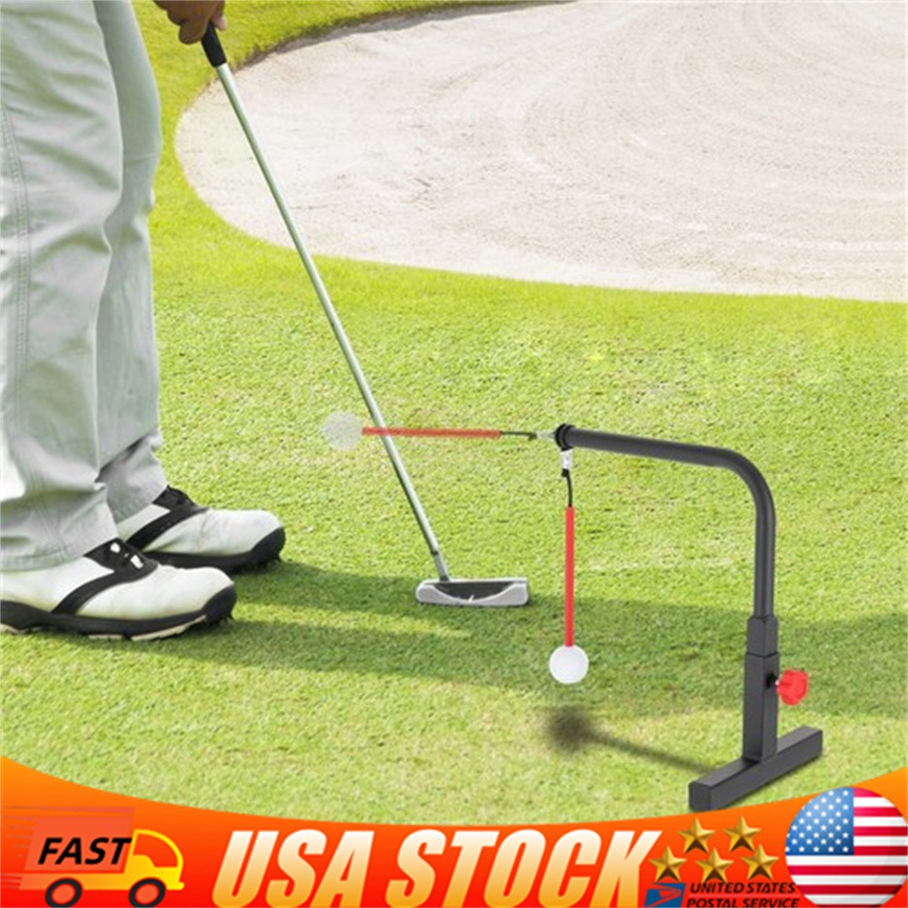 Adjustable Golf Swing&Hitting Trainer Checking Path Golf Practice Swing Trainer