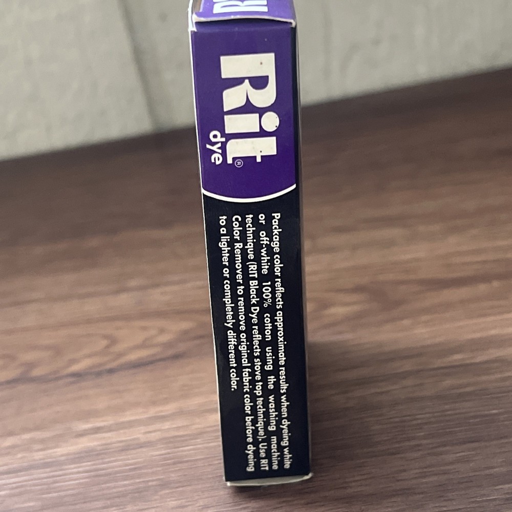 Vintage RIT Fabric TINT & DYE - 15 BLACK