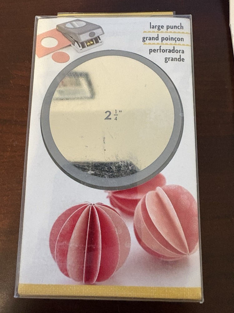 EK TOOL - 2-1/4 INCH CIRCLE - CLASSIC PUNCH New Please Read Description First