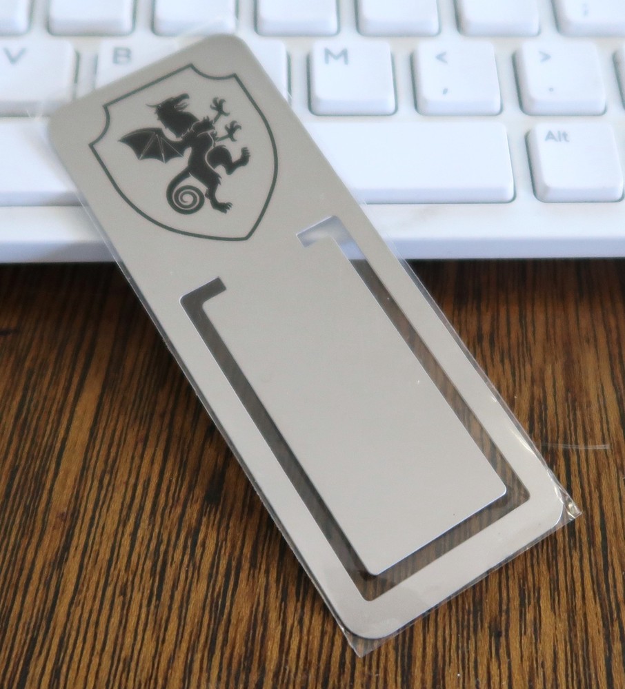 Grim Oak Pendragon Metal Bookmark