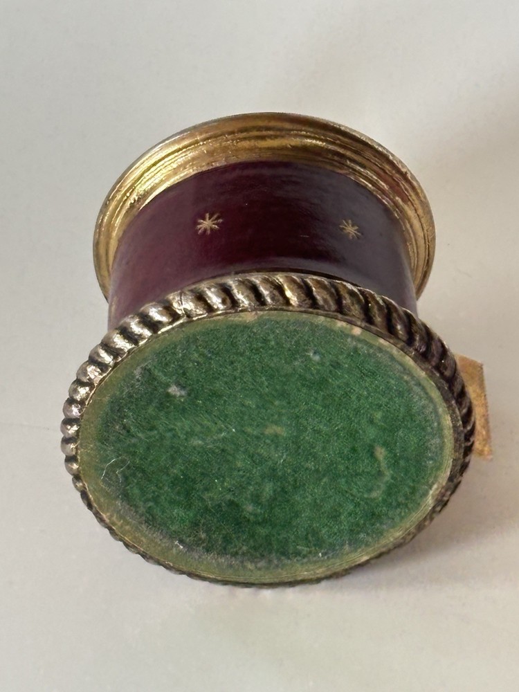 Antique Old Crest Stamp Dispenser