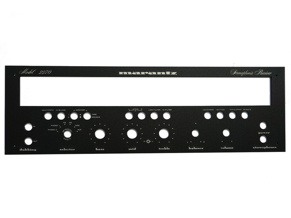 Marantz 2270 New!  Receiver Front Panel Faceplate Face Plate