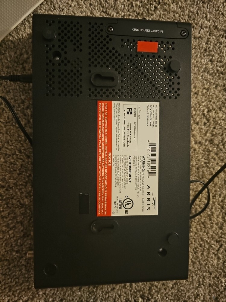 ARRIS Set-Top Box Model DCX3200/A081/033