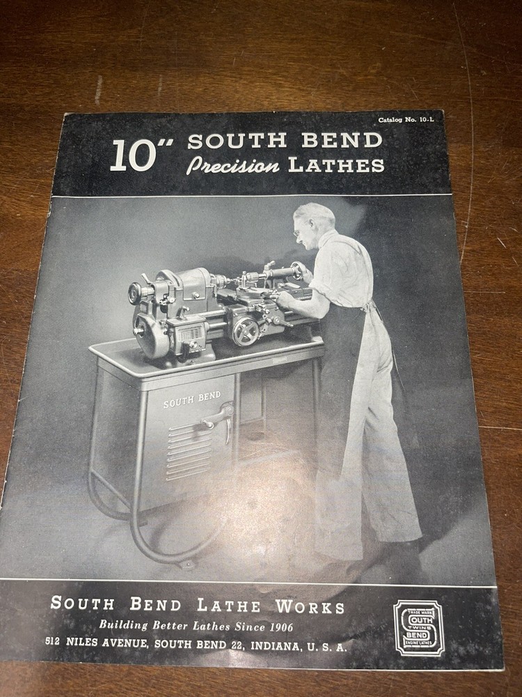 SOUTH BEND  Workshop Precision Lathes  Catalog 10-1 Brochure
