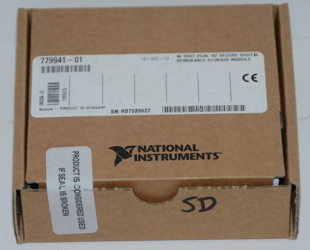 *NEW * National Instruments NI 9802 Secure Digital Removable Storage Module OEM