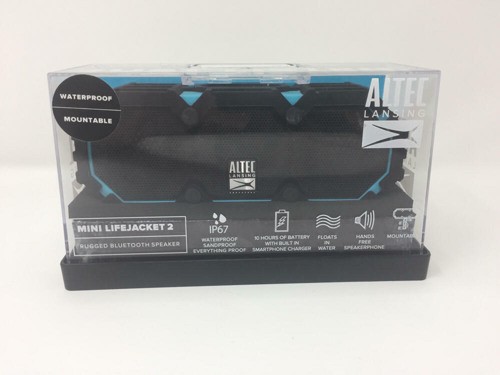Altec Lansing iMW477 Mini Life Jacket Bluetooth Speaker Waterproof Wireless