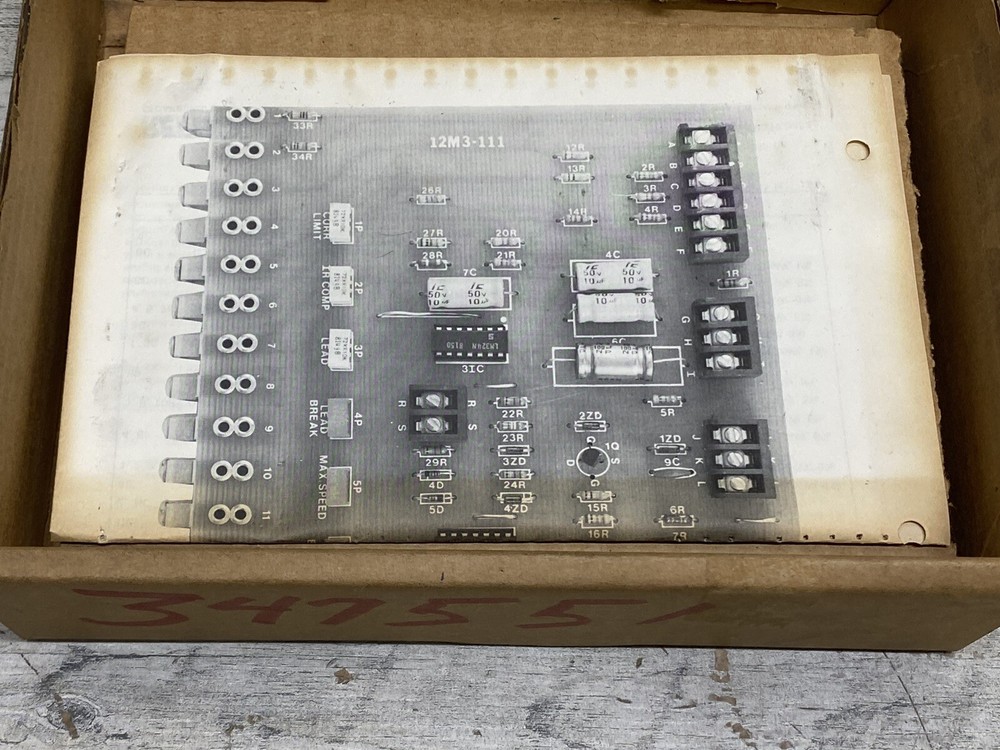 Reflex 12M3-00111-01 Voltage Sensor Relay Board New