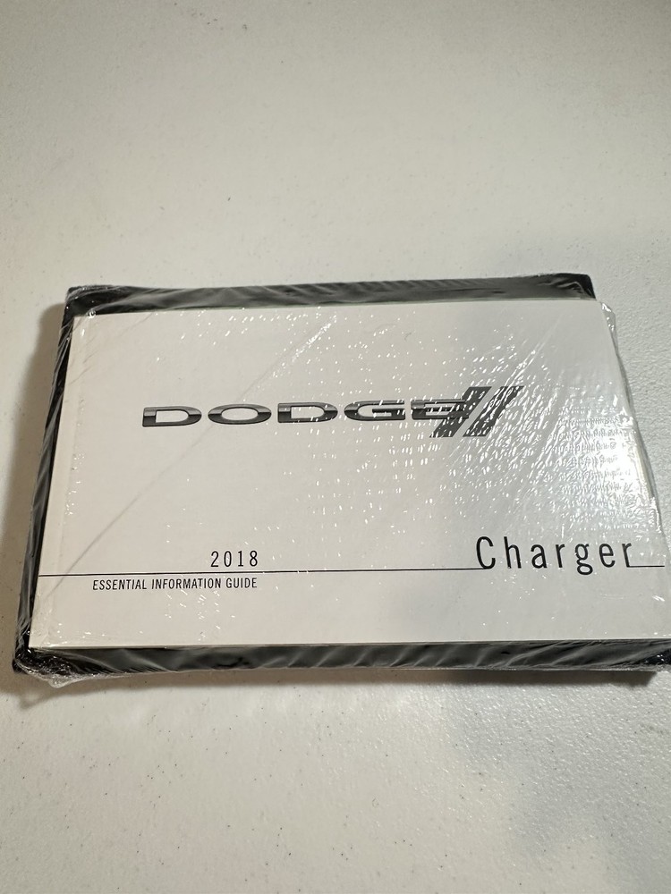 Dodge Charger Owner's Manual Set FoMoCo 2018