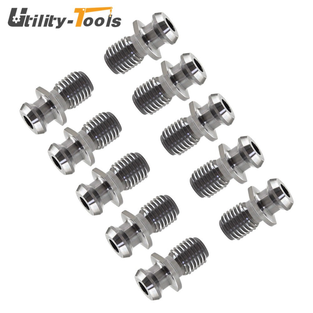 10Pcs CAT50 45°1.140" Pull Stud Coolant Thru Retention Knob for Mazak New
