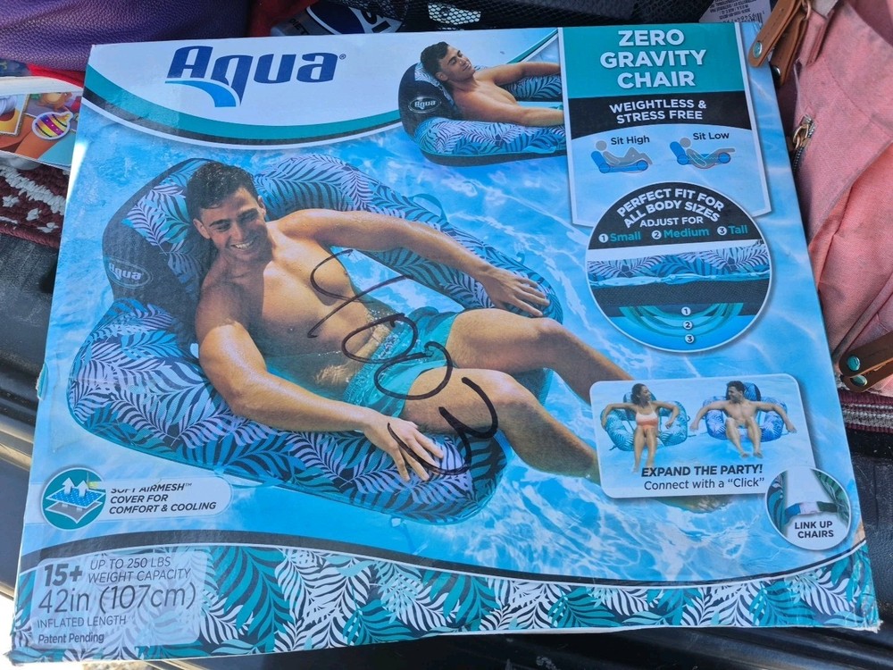 Aqua Pool Chair Float for Adults – Zero Gravity Pool Floats – Multip