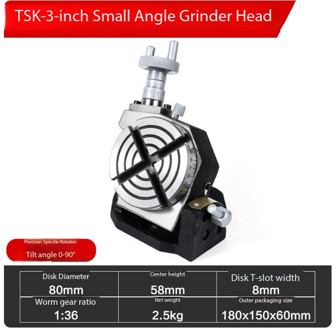 Mini Tilting Indexing Dial Indexing Rotary Table for Vertical and Horizontal Use