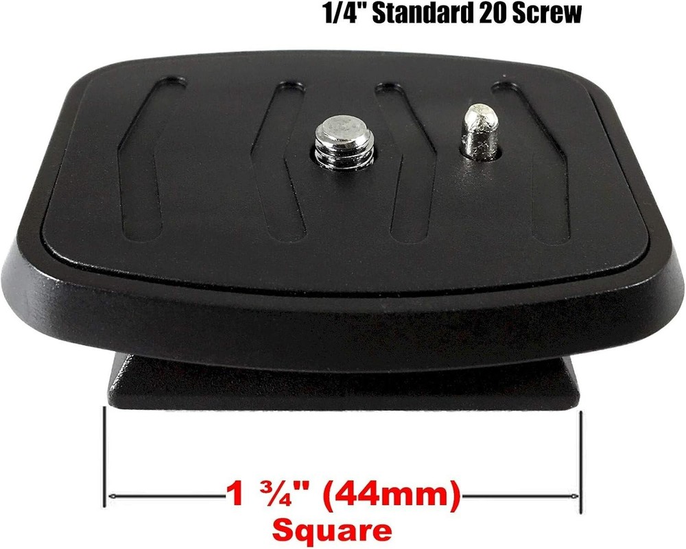 44mm Tripod Quick Release Plate Camera Mounting Adapter Parts Replacement for...