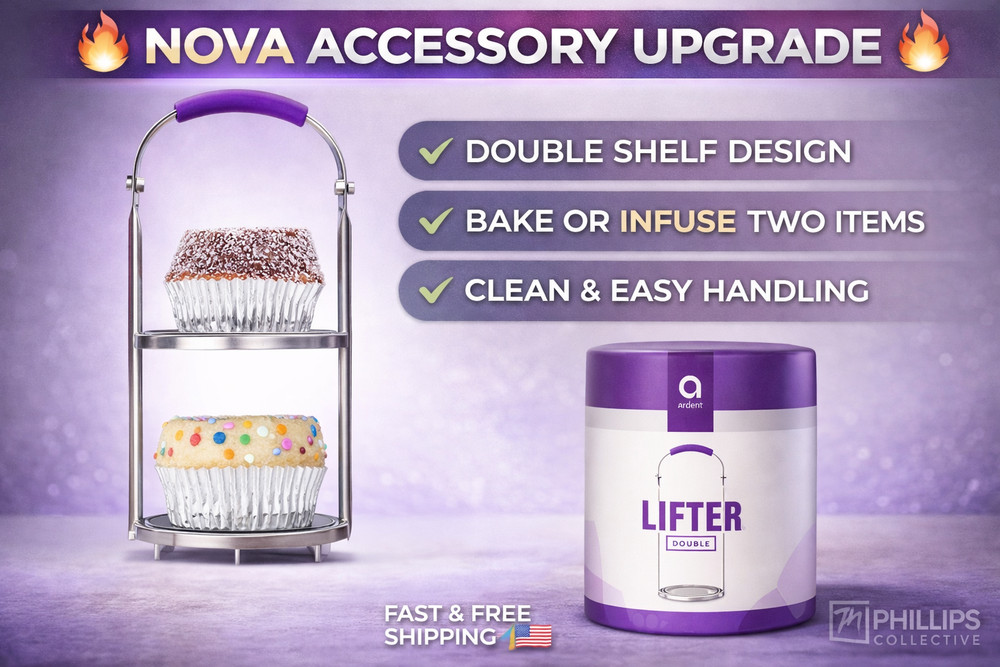 Ardent Nova Double Lifter Accessory Insert Rack Dual Shelf Baking Infuser