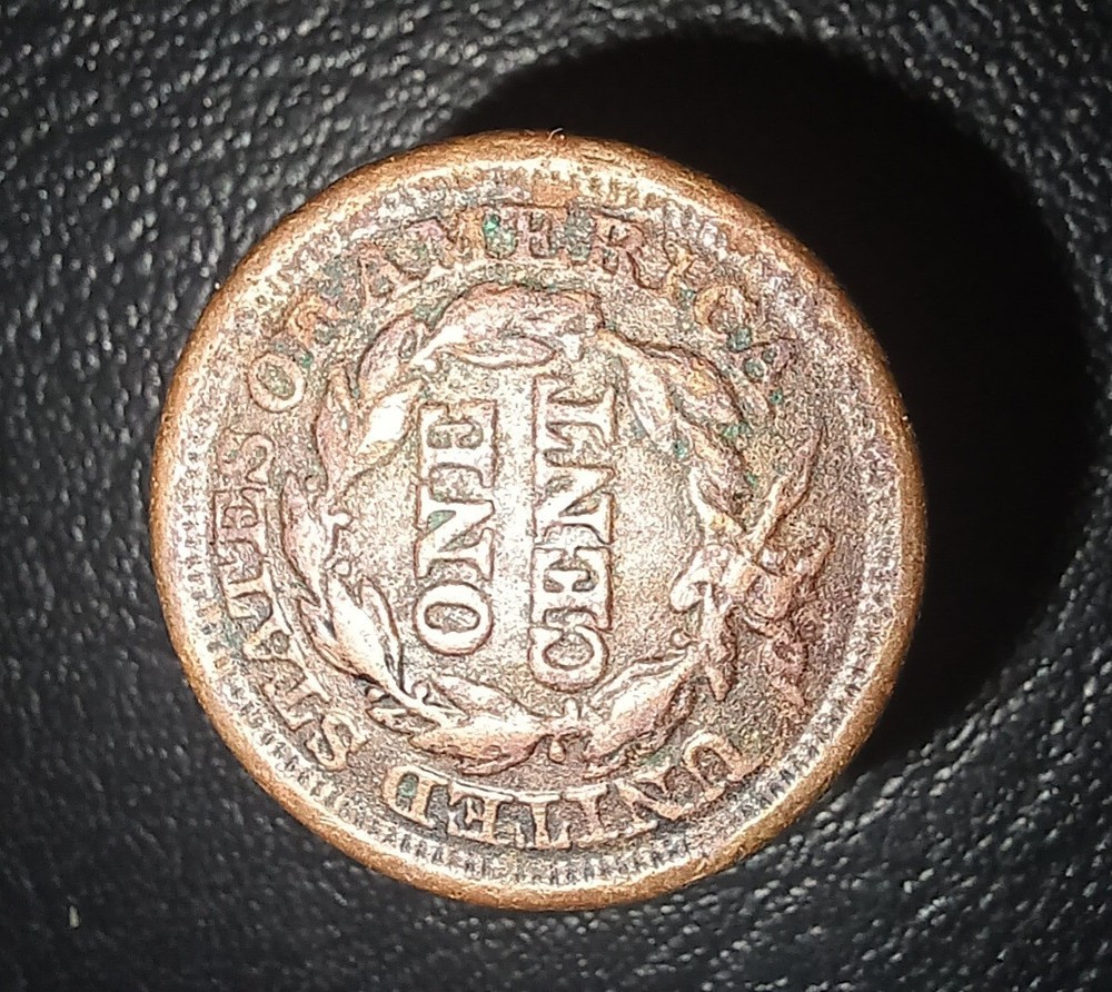 1851 Braided Hair Large Cent