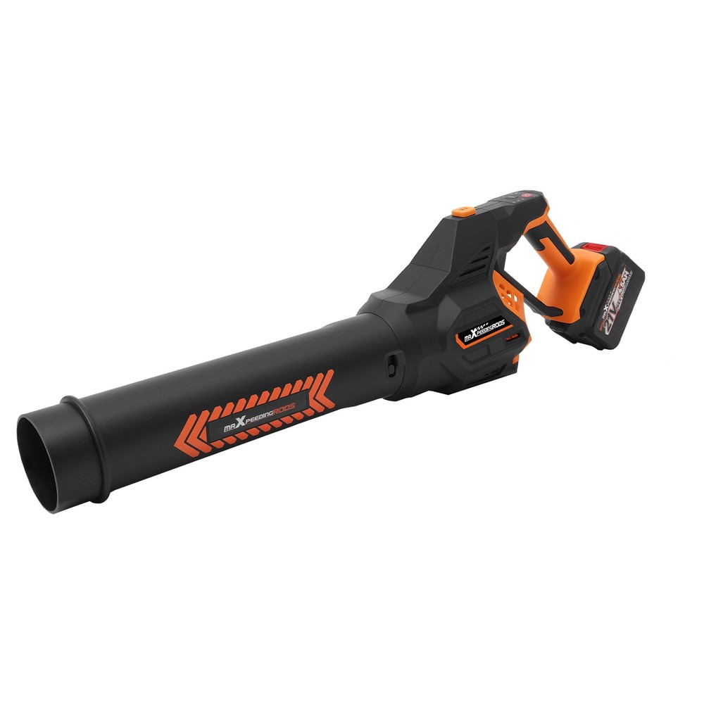650 CFM Leaf Blower Cordless 2 Battery Brushless Motor Handheld Lightweight