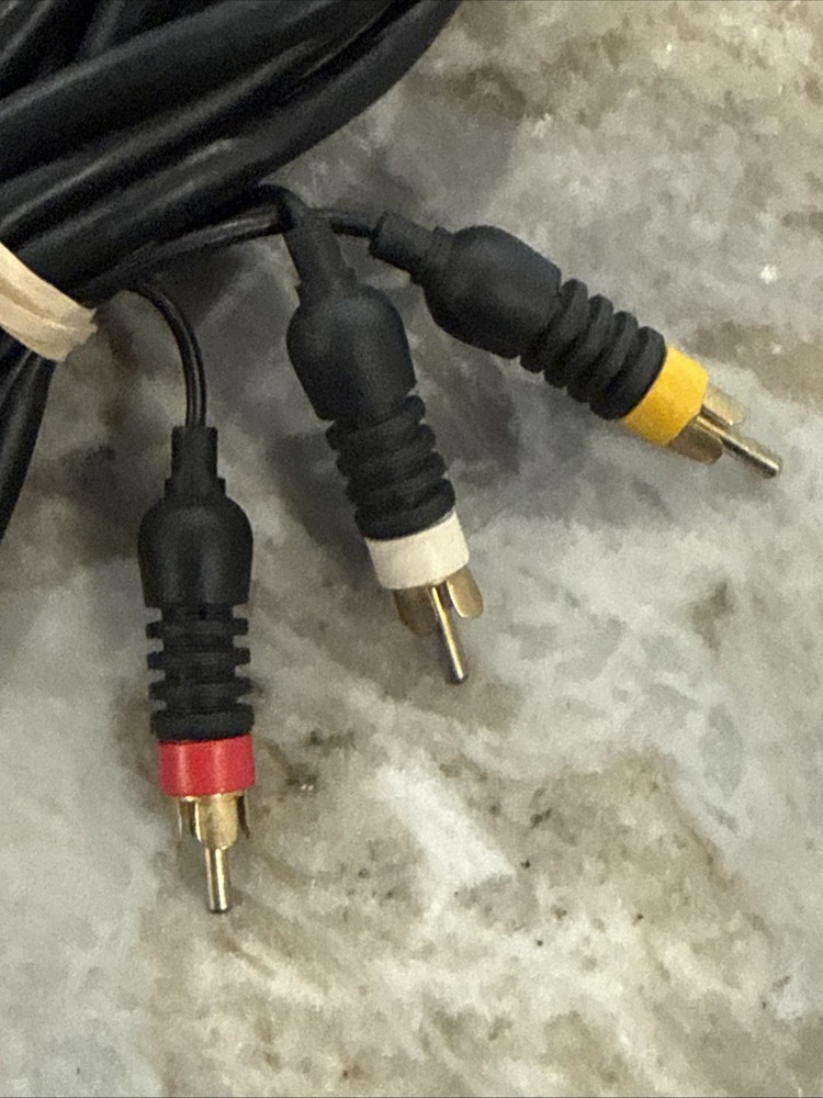 Original Xbox OEM Authentic RCA AV Audio Video Cable Cord TESTED