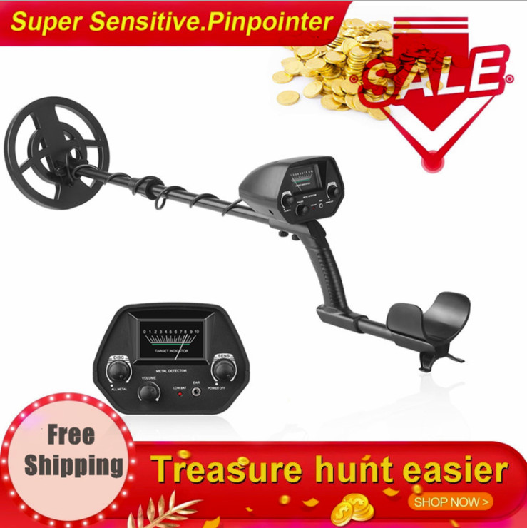 LCD Display Metal Detector  Deep Sensitive Search Gold Digger Hunter Waterproof