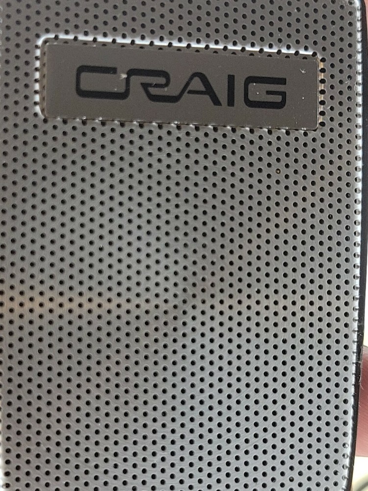 Vintage CRAIG Tape Deck Transistor External Mini Stand Speaker