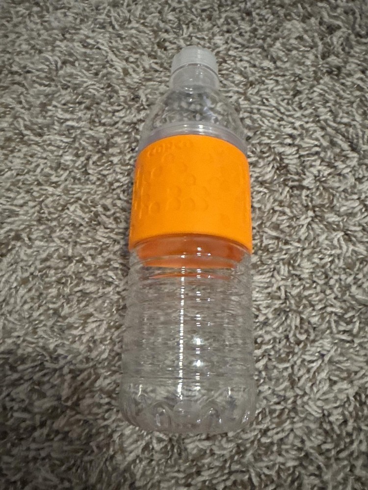 COPCO Orange Clear Plastic Water Bottle - Durable, Reusable