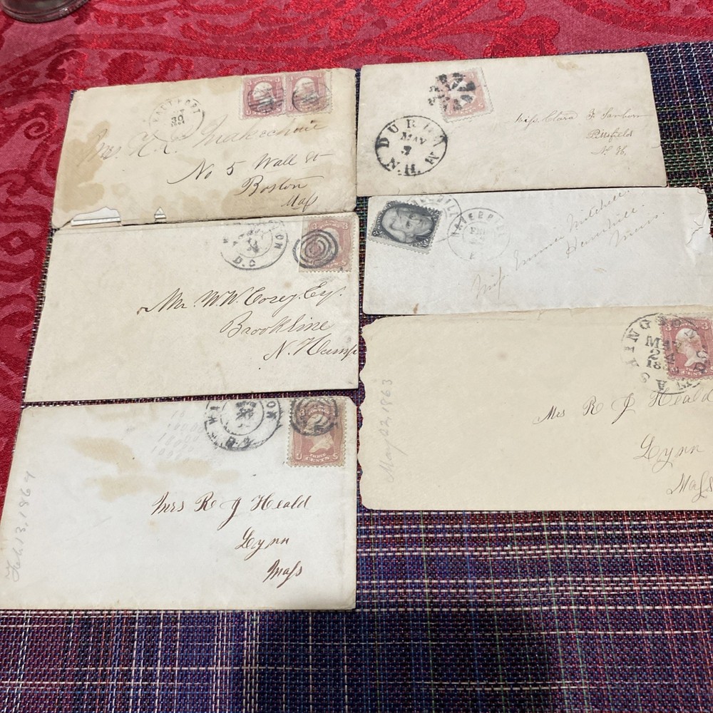 6 United States Postal Envelopes