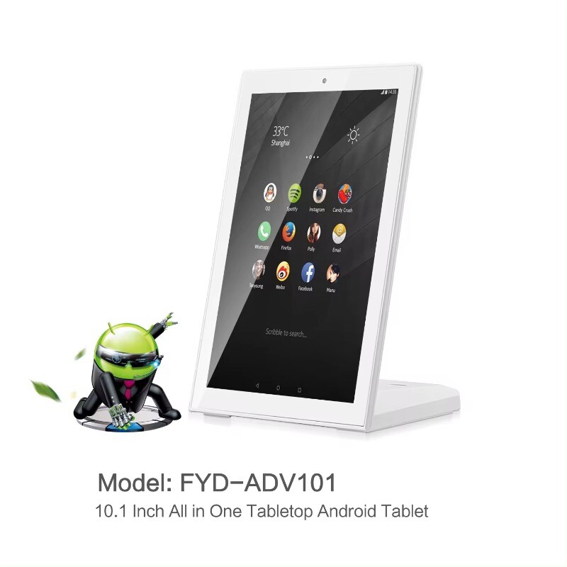 10.1 Inch Interactive Tabletop Touch Screen Advertising Digital Signage and Menu