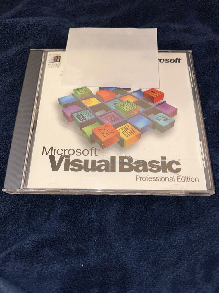 Microsoft Visual Basic Professional Edition 4.0 W/ CD Key Windows 95 NT 3.1