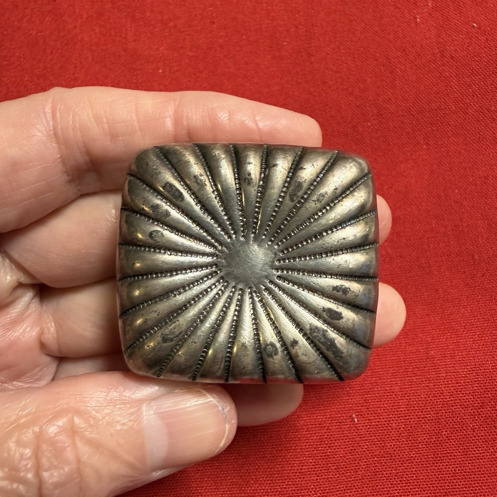 Antique Sterling Silver Pill Box 1638 Hallmarks 29g