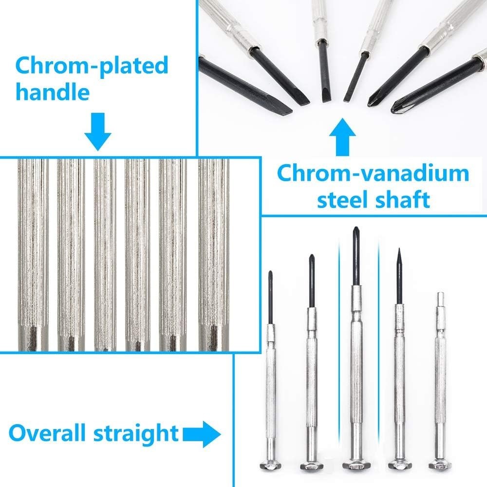 11PCS Precision Screwdriver Set - Essential Tools for Electronics & Watch Repair