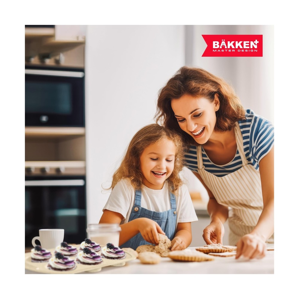 Bakken Swiss - Bakeware Set – 6 Piece – Stackable, Deluxe, Non-Stick