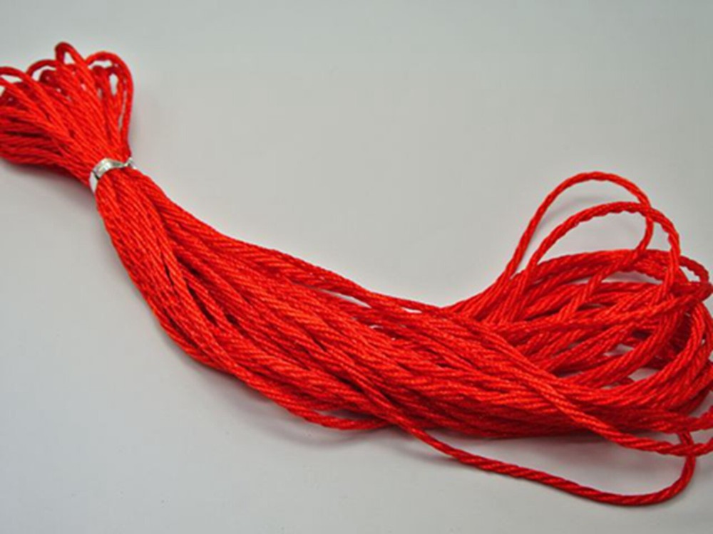 32.8 Feets Red Nylon Love Rope Binding Bind up Synthetic Silk String 2mm