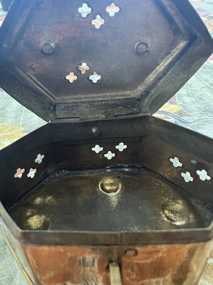 Vintage Brass Cricket Box For Incense