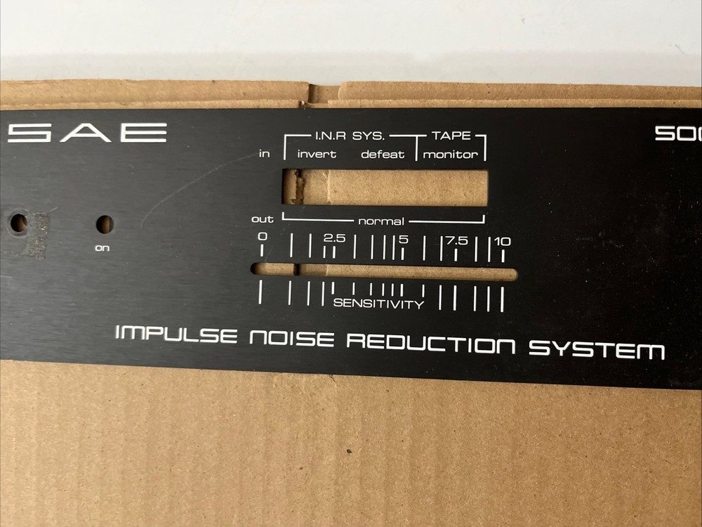 SAE Impulse Noise Reduction System 5000A Replacement Faceplate Only! Read