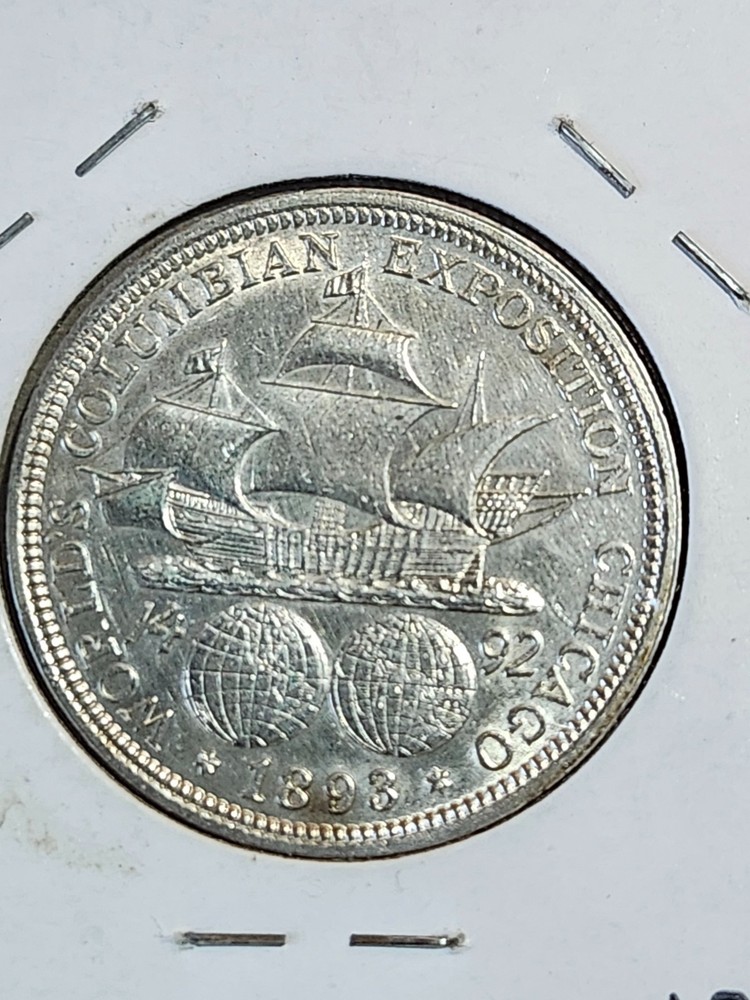 1893 Columbian Expo Commemorative Silver Half Dollar
