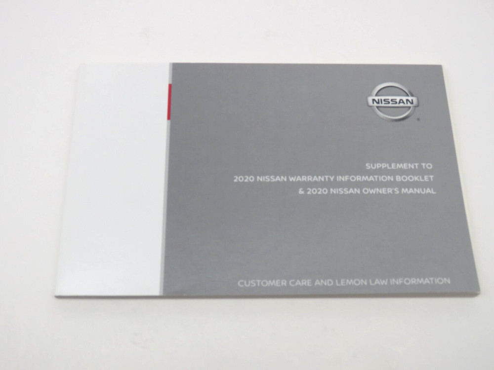 2020 Nissan Maxima Misc Manuals / Booklets