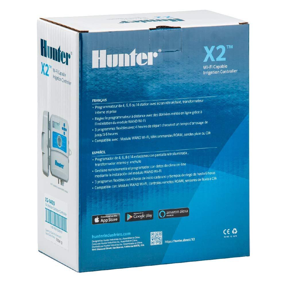 Hunter Hydrawise X2-600 Outdoor Irrigation Controller (6 Station) WiFi Capable