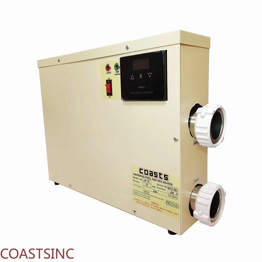15KW Swimming Pool Heater SPA Constant Temperature Hot Tub Electric Water Heater