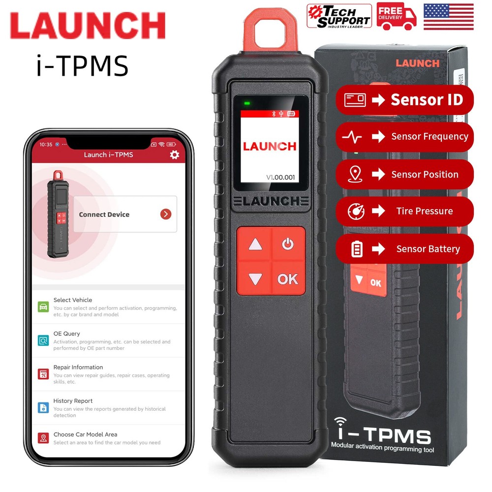LAUNCH X431 I-TPMS Detector Programming TPMS Diagnostic Tool for X431V/PRO3S+5.0
