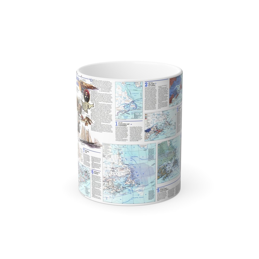 Canada - Atlantic 2 (1993) (Map) Color Changing Mug 11oz