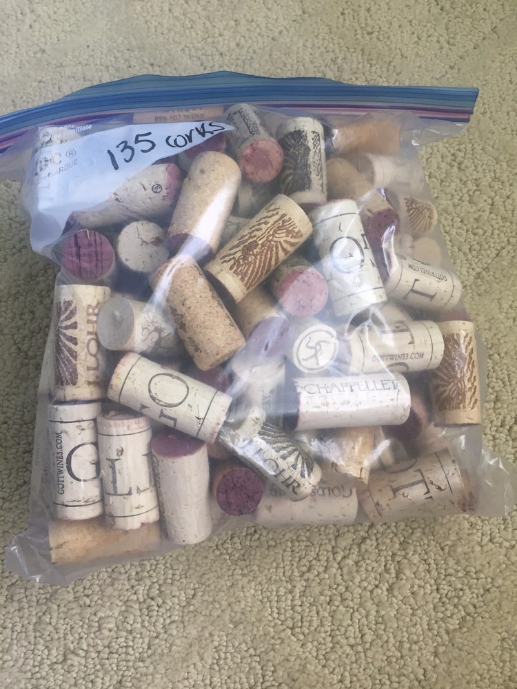 135 Tan Used Wine Corks
