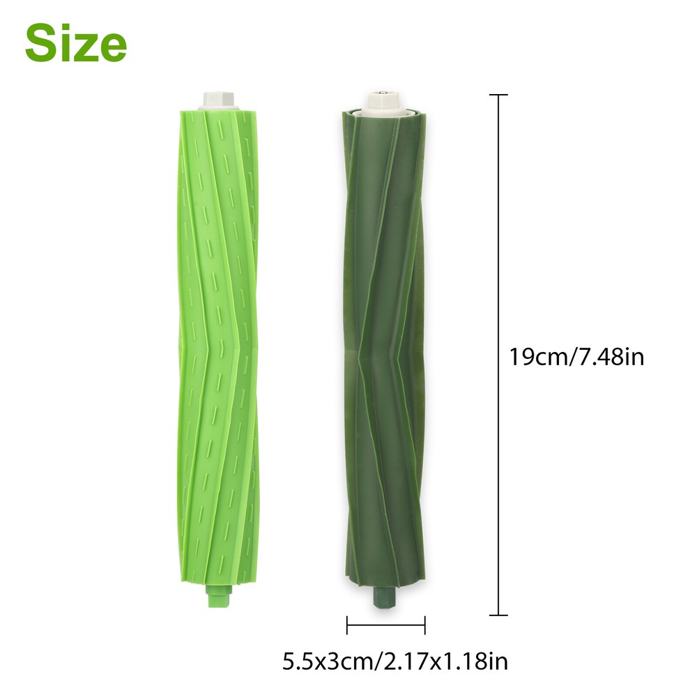 2 Sets Replacement Roller Brush for iRobot Roomba e5 e6 i1 i3+ i4 i6+ i7 i8 Plus