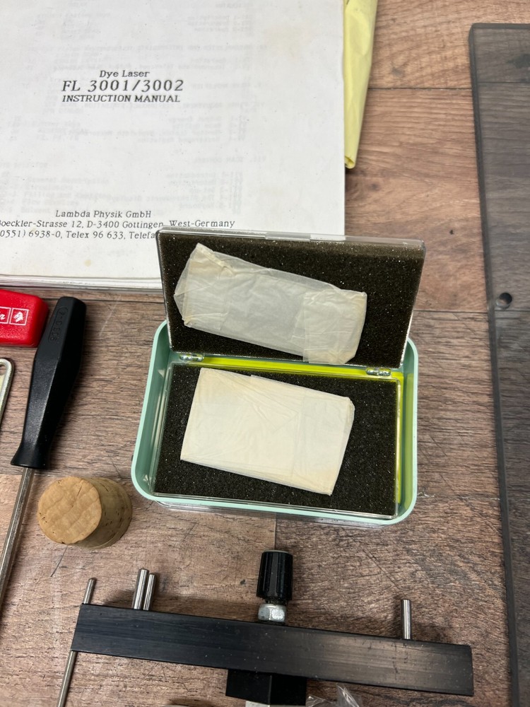 Lambda Physik Dye Laser Toolkit