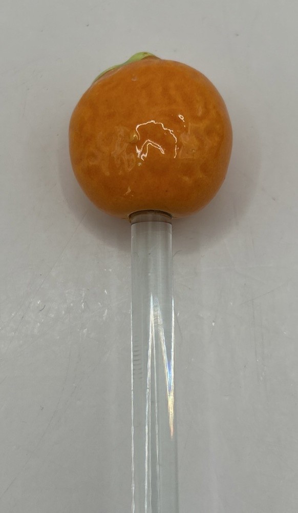 Lenox bud vase and 5 glass stirrers