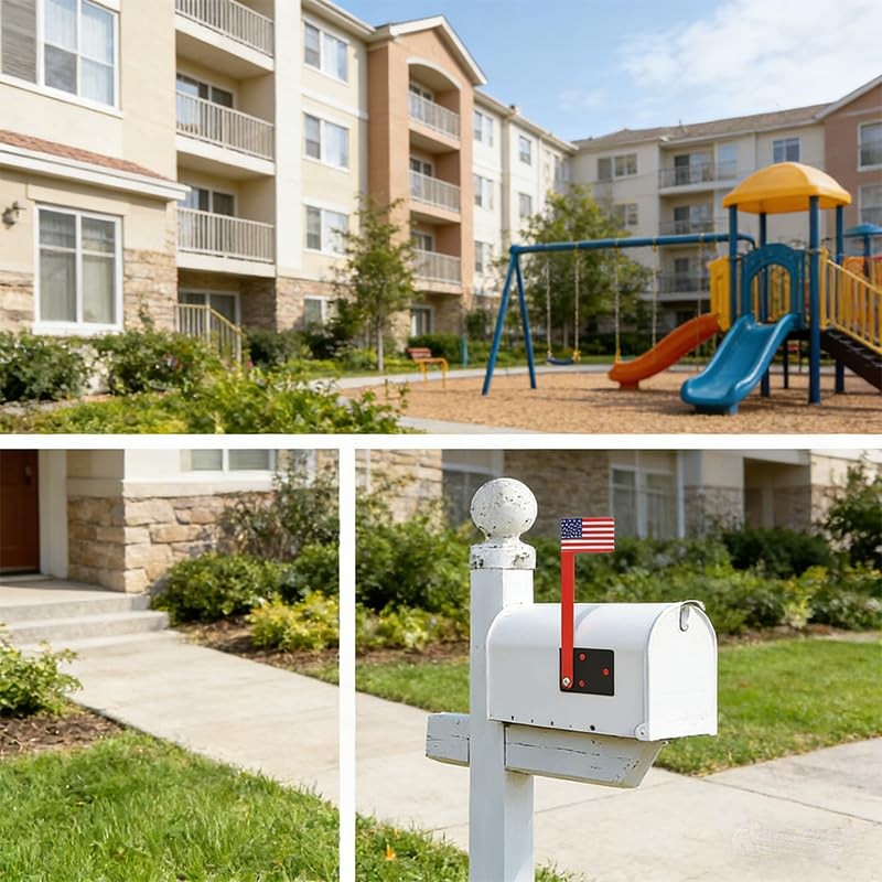 Mailbox Flag Replacement Red Flag For WallMount And PostMount Mailboxes