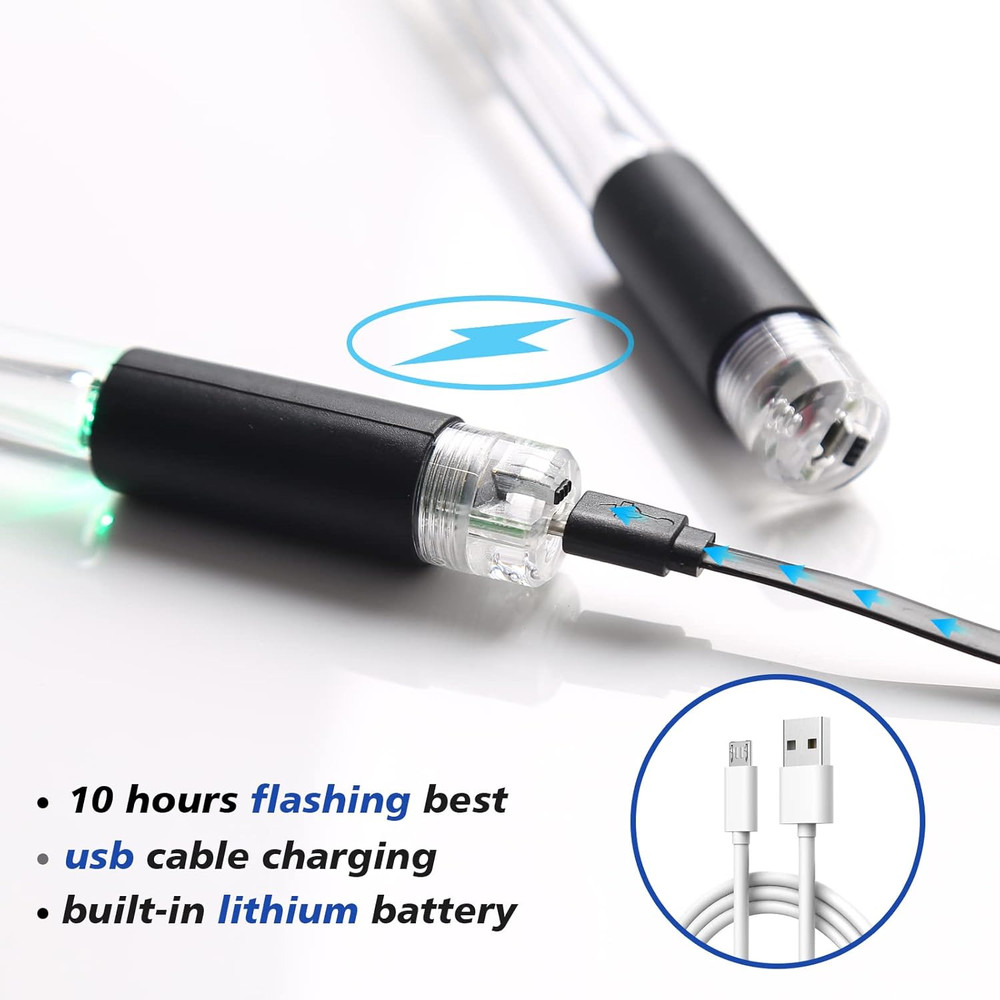 Color Changing Light-Up Drumsticks - Personalized 5A Electronic Pair