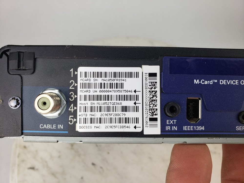Motorola DCX3200/A280/013 Set Top Box