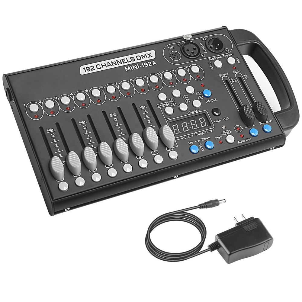 DMX Controller 192 Channel DMX Light Controller for Dj Lights, DMX Controllers